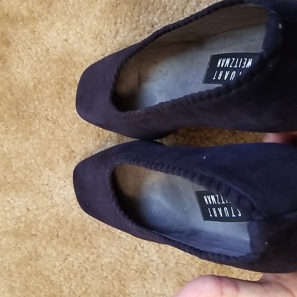 Stuart Weitzman Suede Heels - Picture 11 of 13